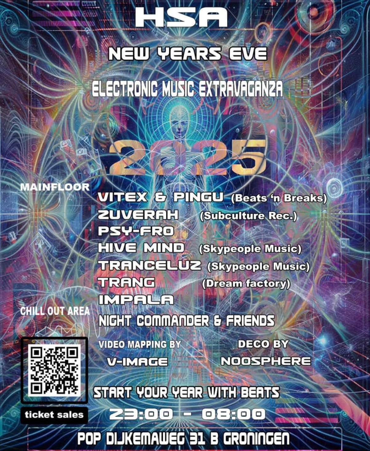 NYE 2024 at HSA Groningen